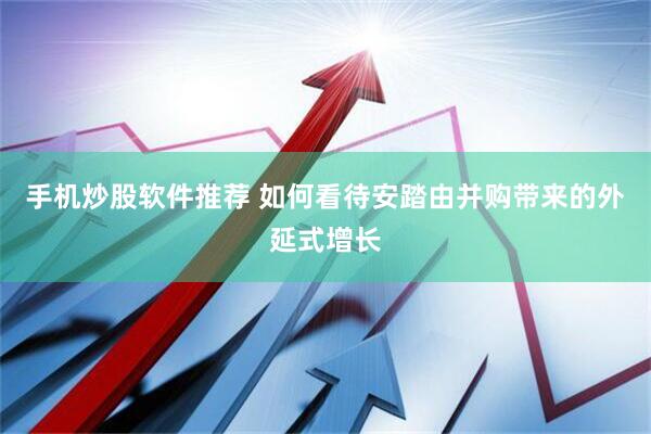 手机炒股软件推荐 如何看待安踏由并购带来的外延式增长