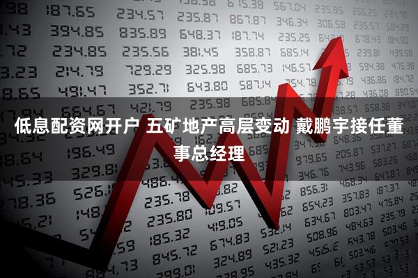 低息配资网开户 五矿地产高层变动 戴鹏宇接任董事总经理